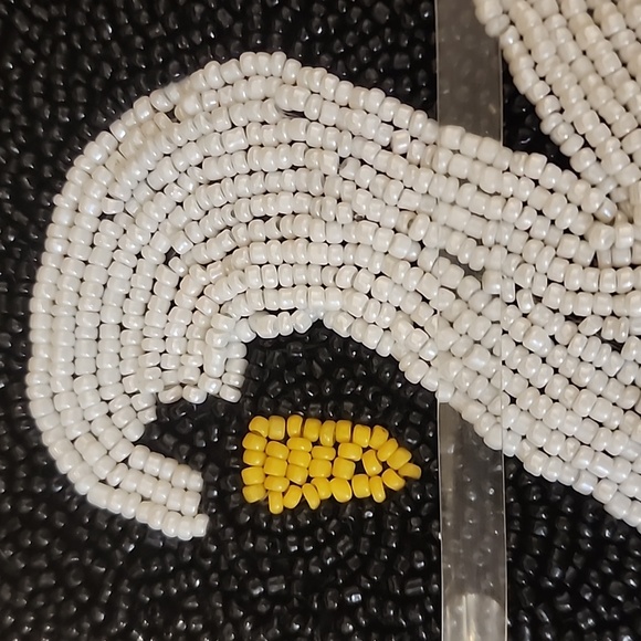 Sincerly Jules Handbags - Sincerely Jules Beaded White Swan Small Bag